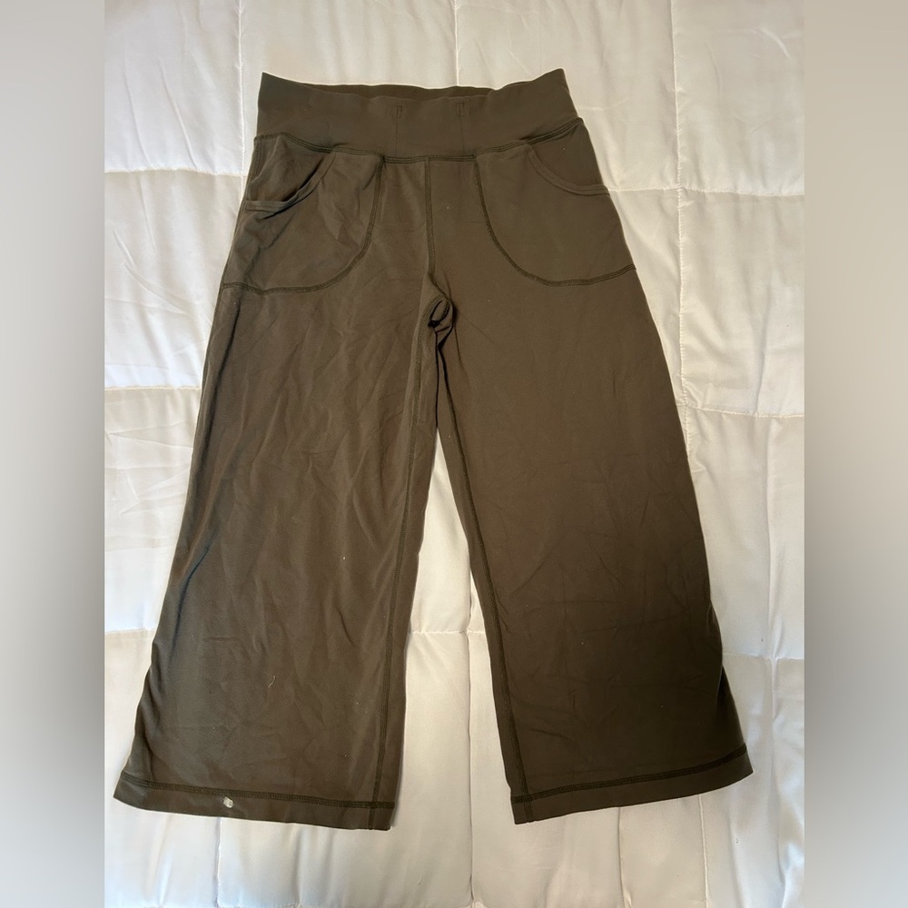 lululemon athletica Brown Wide-Leg Pants